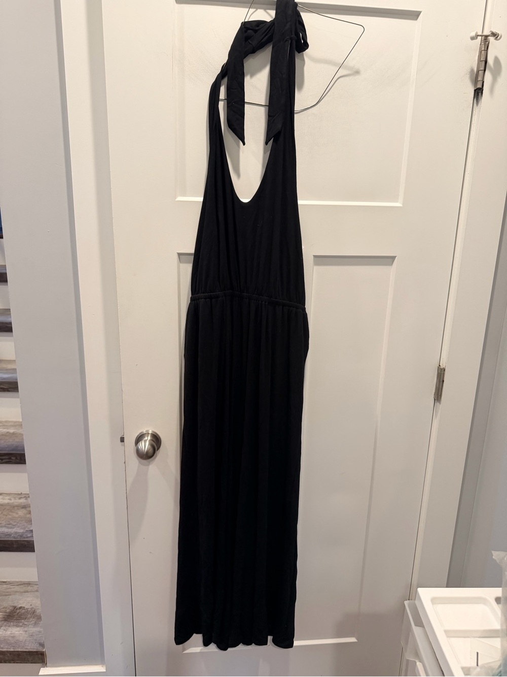 NWT Old Navy Halter Wide Leg Jumpsuit Medium Resort Vacation One Piece